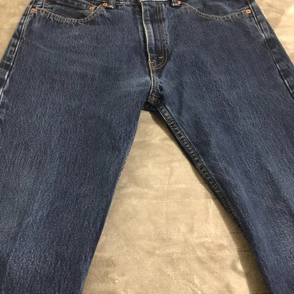 Levis Mens 505 Straight Leg 34x32 - Picture 4 of 5
